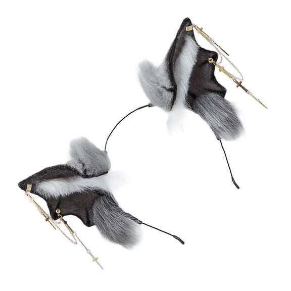 Bloodsucker Fashion Hairband Soft Comfortable Realistic Bats Ears Headpiece forHa110weenBirthday Party