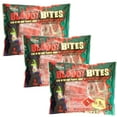 thumbnail image 1 of Bloody Bites Oozing Halloween Candy Blood Bags with Glow in the Dark Vampire Teeth - 3 Bags - 21 Packs, 1 of 5