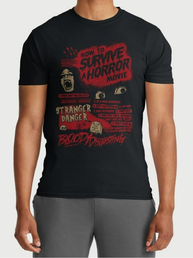 Bloody Disgusting Men's \u0026 Big Men's Graphic Tee Shirt, Sizes S-3XL - Walmart .com, image size:800x1067