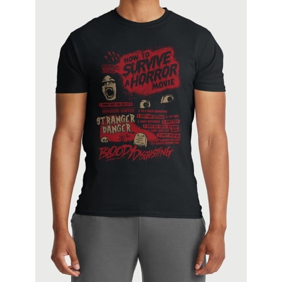 Bloody Disgusting Men's & Big Men's Graphic Tee Shirt, Sizes S-3XL