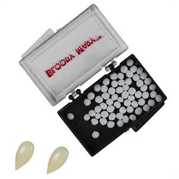 Bloody Mary Vampire Teeth/Fangs for Halloween & Theatrical Performances (Classic White Fangs)