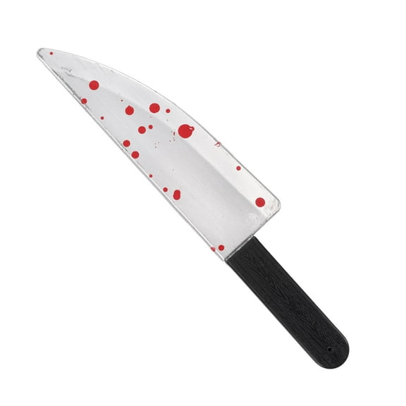 Bloody Plastic Chef's Knife Adult Costume Accessory