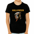 thumbnail image 1 of Bloody Skeleton Shirts for Boys Halloween Shirt Grim Reaper Halloween Shirts for Boys Kids Halloween Shirt, 1 of 6
