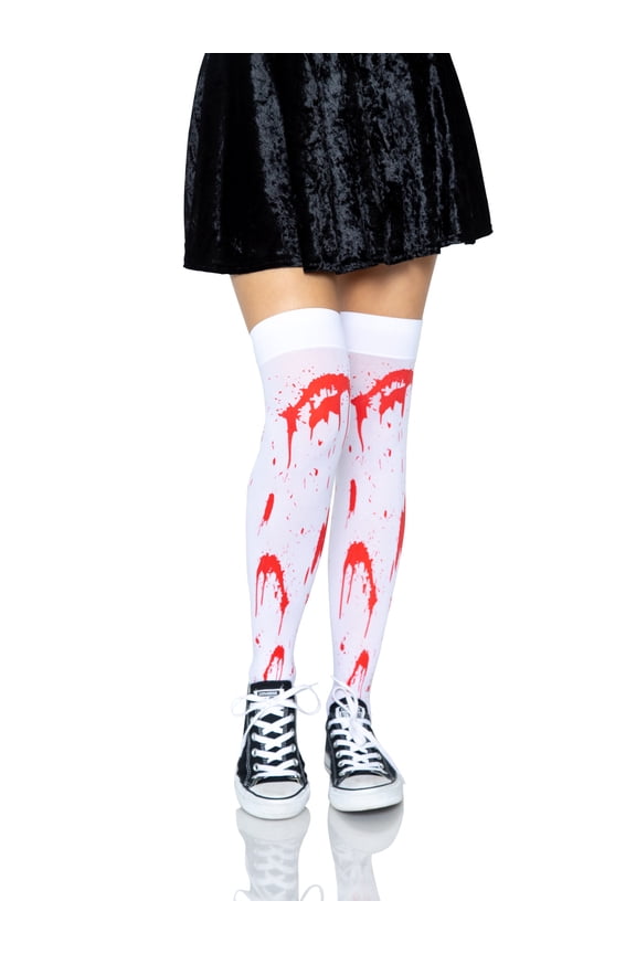 Bloody Thigh High Stockings