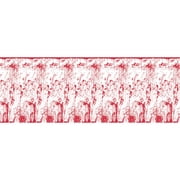 Bloody Wall Backdrop 4' X 30' - 6 Pack (1 Per Package)