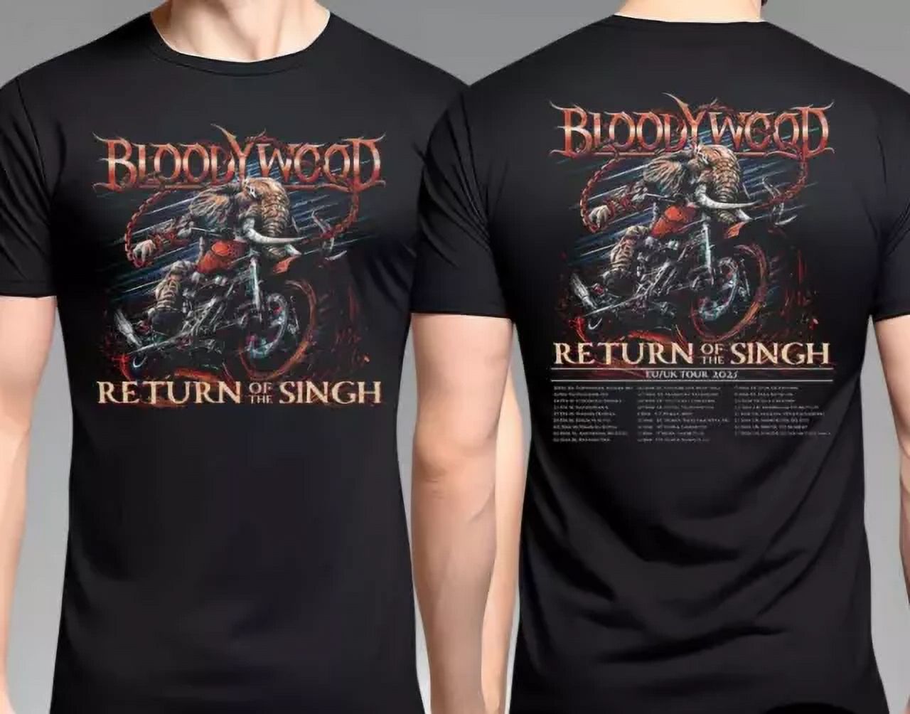 Bloodywood Return Of The Singh EU UK Tour 2025 Schedule Performance T