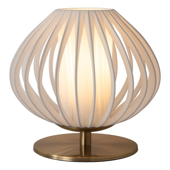 Bloom Accent Table Lamp - Weathered Brass