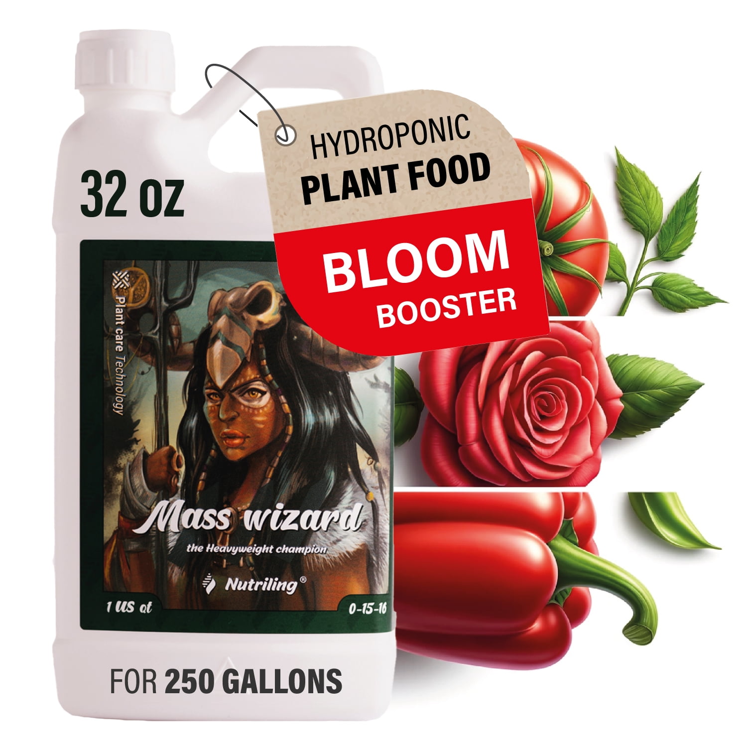Bloom Booster Fertilizer Liquid Plant Food for Big Bloom, Big Bud and