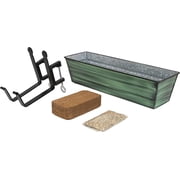 Bloom Box Garden Growing Kit Small Green with Clamp-On Brackets