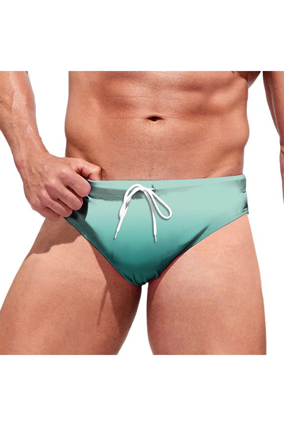 Bloom Chic Swimwear Print Soft Comfortable Trunks Pool Plus Size Underwear,D,L