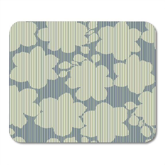 Bloom Colorful Abstract Large Floral Design Hatching Lines White Beauty Blossom Mousepad Mouse Pad Mouse Mat 9x10 inch