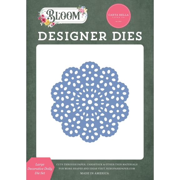 Bloom Dies-Large Decorative Doily