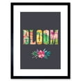 thumbnail image 1 of Bloom Floral Lettering Artwork Framed Wall Art Print 9X7 Inch, 1 of 5