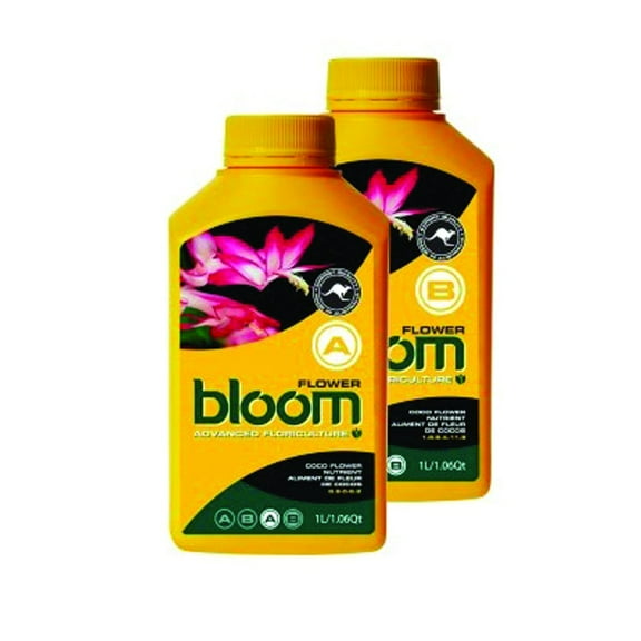 Bloom Flower A and B 2.5 Liters Set Yellow Bottles