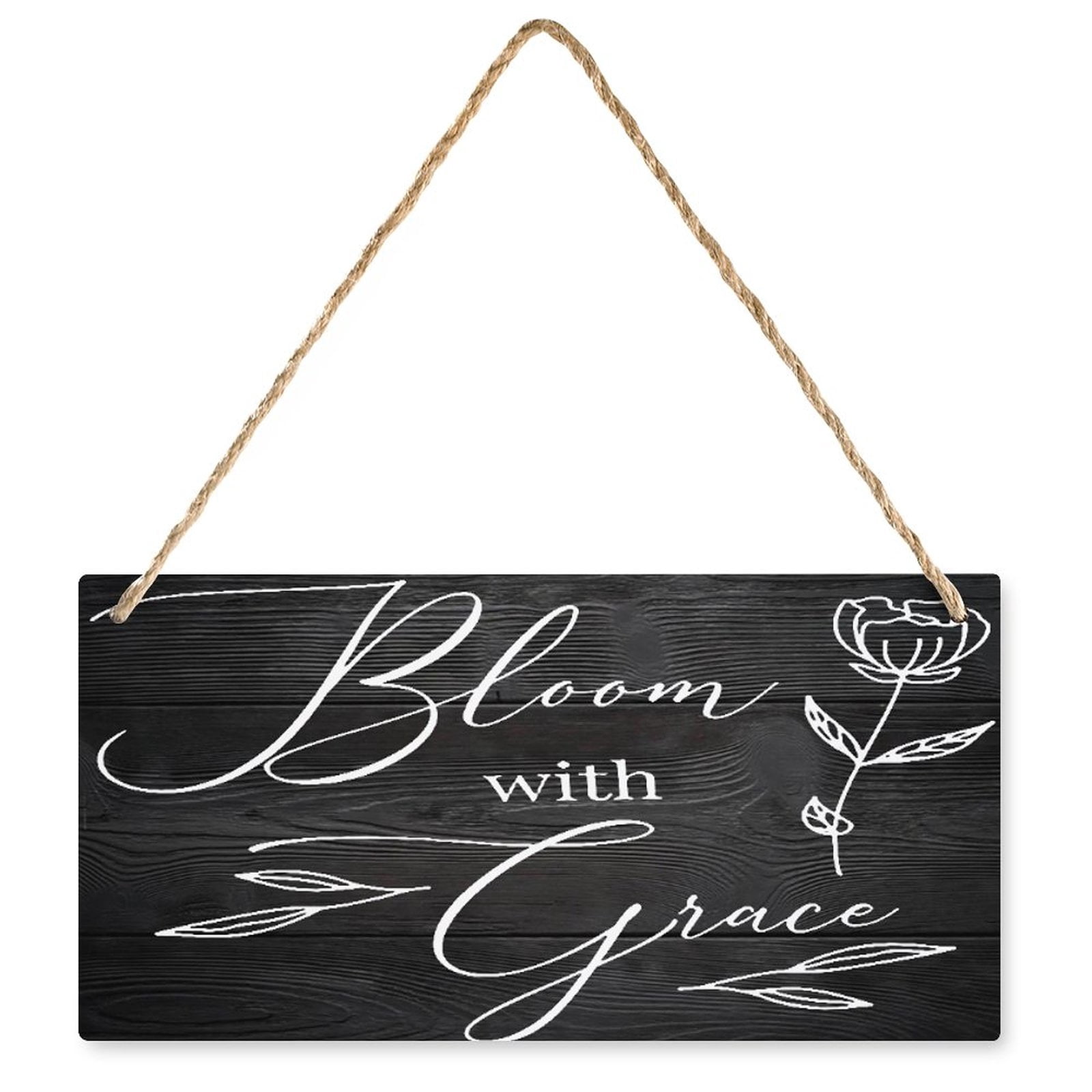Bloom With Grace Sign Wood Bloom Sign Bloom Decor Wedding Hanging Wood