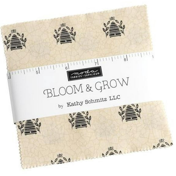 Bloom & Grow Charm Pack by Kathy Schmitz; 42 - 5" Precut Fabric Quilt Squares