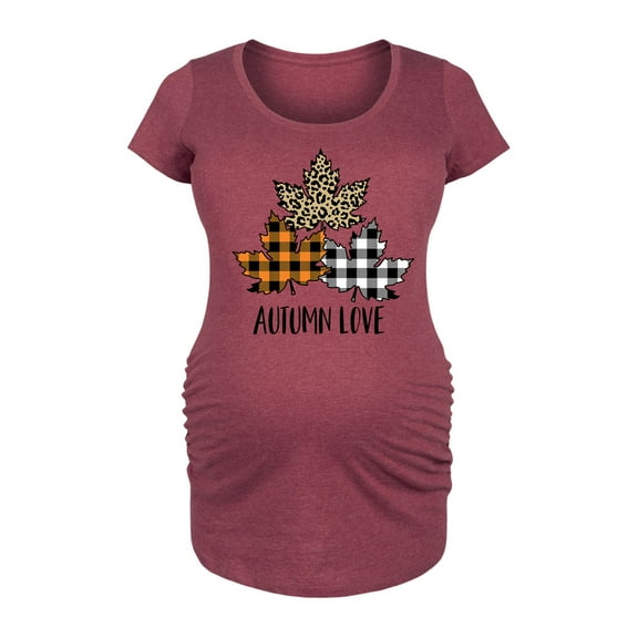 Bloom Maternity - Autumn Love - Maternity Scoop Neck T-Shirt