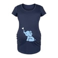 thumbnail image 1 of Bloom Maternity - Baby Elephant Boys - Maternity Scoop Neck T-Shirt, 1 of 6