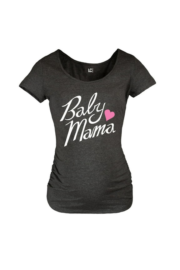 - Baby Mama - Maternity Scoop Neck T-Shirt
