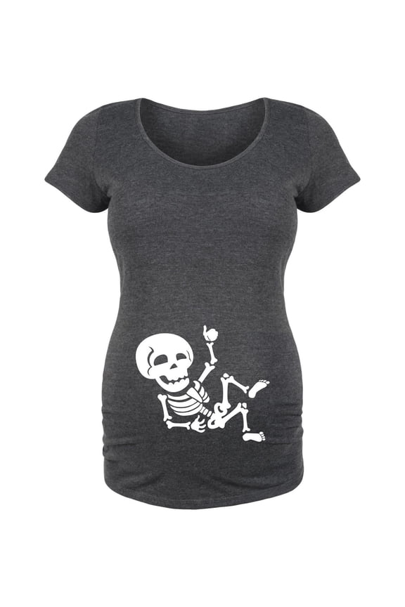 - Boy Maternity Skeleton - Maternity Scoop Neck T-Shirt