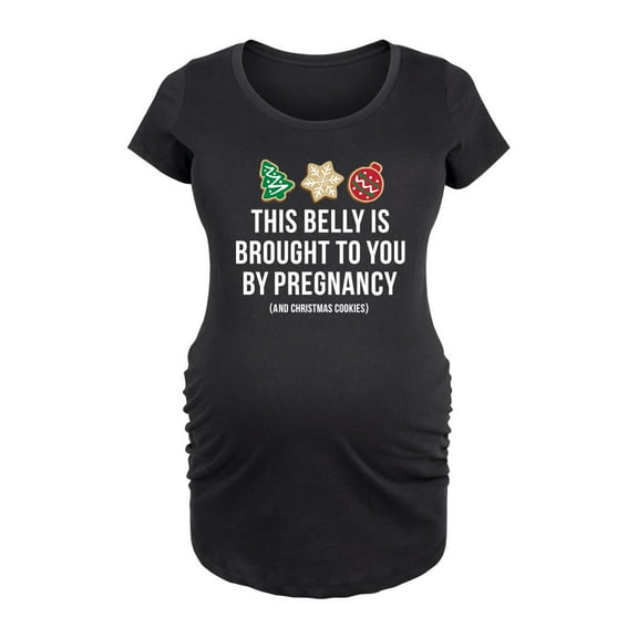 Bloom Maternity - Christmas Trendy Maternity Short Sleeve T-Shirts