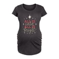 thumbnail image 1 of Bloom Maternity - Christmas Trendy Maternity Short Sleeve T-Shirts, 1 of 5