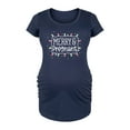 thumbnail image 1 of Bloom Maternity - Christmas Trendy Maternity Short Sleeve T-Shirts, 1 of 5