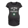 thumbnail image 1 of Bloom Maternity - Christmas Trendy Maternity Short Sleeve T-Shirts, 1 of 5