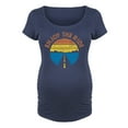 thumbnail image 1 of Bloom Maternity - Enjoy The Ride Road Sunset - Maternity Scoop Neck T-Shirt, 1 of 5