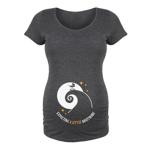 Bloom Maternity - Expecting A Little Nightmare - Maternity Scoop Neck T-Shirt