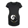 thumbnail image 1 of Bloom Maternity - Expecting A Little Nightmare - Maternity Scoop Neck T-Shirt, 1 of 5