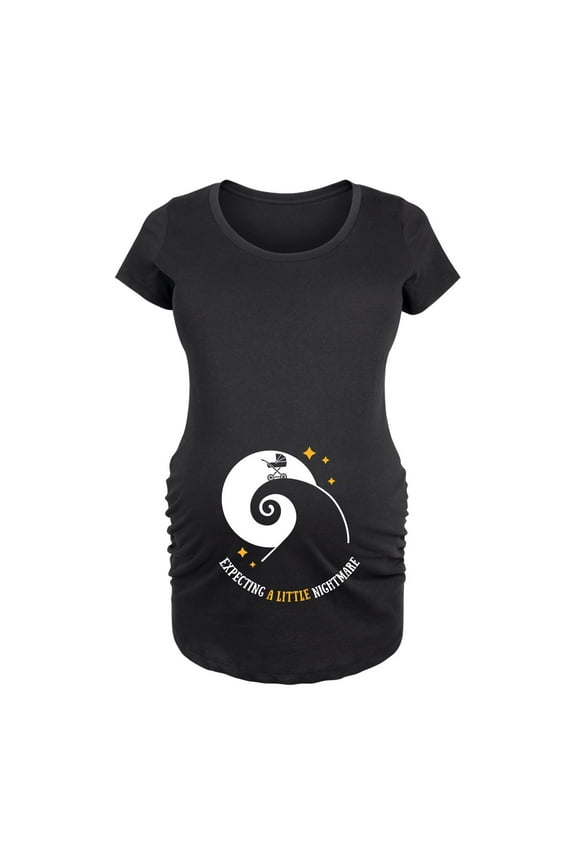 - Expecting A Little Nightmare - Maternity Scoop Neck T-Shirt
