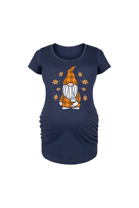 - Fall Gnome - Maternity Scoop Neck T-Shirt