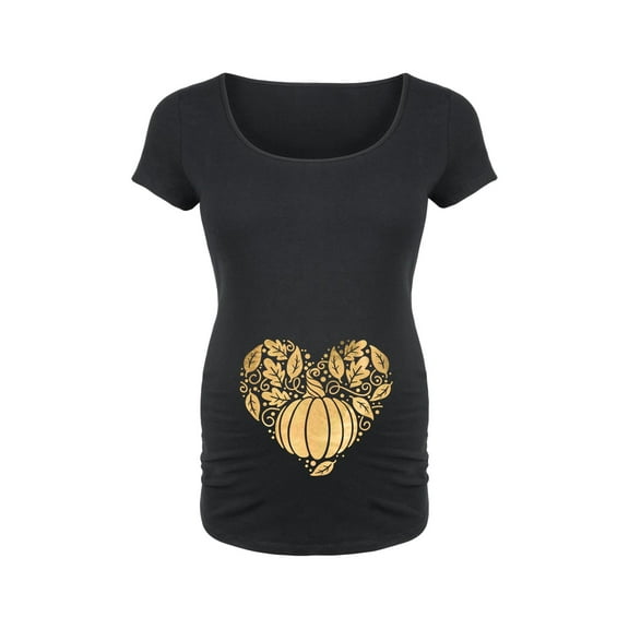Bloom Maternity - Fall Love - Maternity Scoop Neck T-Shirt