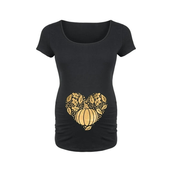 Bloom Maternity - Fall Love - Maternity Scoop Neck T-Shirt