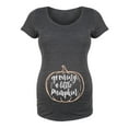 thumbnail image 1 of Bloom Maternity - Growing A Little Pumpkin - Maternity Scoop Neck T-Shirt, 1 of 5