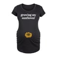 thumbnail image 1 of Bloom Maternity - Growing My Sunflower - Maternity Scoop Neck T-Shirt, 1 of 5