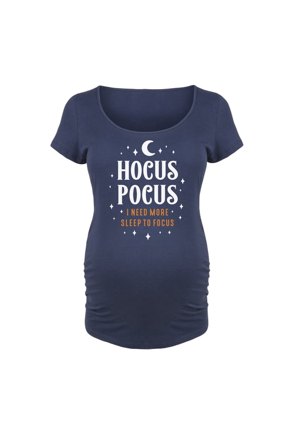 - Hocus Pocus More Sleep - Maternity Scoop Neck T-Shirt