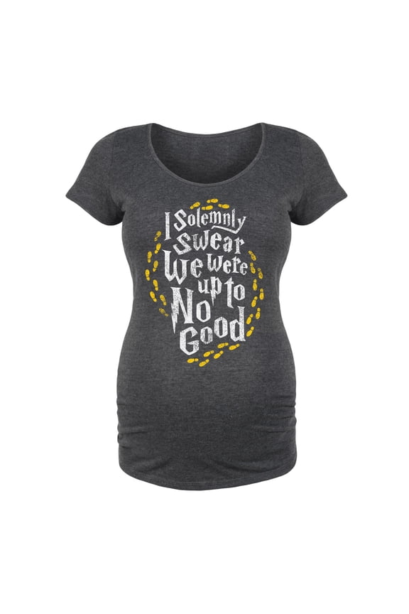 - I Solemnly Swear We Were Up To No Good - Maternity Scoop Neck T-Shirt