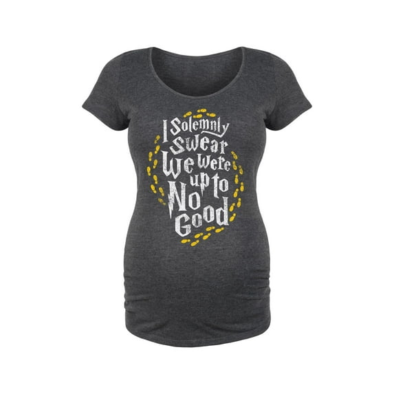Bloom Maternity - I Solemnly Swear We Were Up To No Good - Maternity Scoop Neck T-Shirt