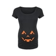thumbnail image 1 of Bloom Maternity - Jackolantern - Maternity Scoop Neck T-Shirt, 1 of 6