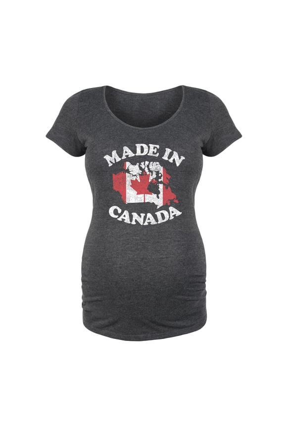 - Made In Canada - Maternity Scoop Neck T-Shirt
