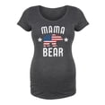 thumbnail image 1 of Bloom Maternity - Mama Bear Patriotic - Maternity Scoop Neck T-Shirt, 1 of 5