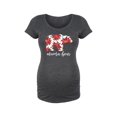 thumbnail image 1 of Bloom Maternity - Mama Bear Poinsettia Fill - Maternity Scoop Neck T-Shirt, 1 of 5