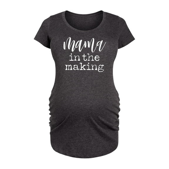 Bloom Maternity - Mama In The Making - Maternity Scoop Neck Graphic T-Shirt