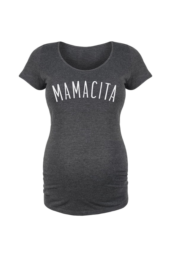 - Mamacita - Maternity Scoop Neck T-Shirt