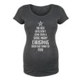 thumbnail image 1 of Bloom Maternity - Merry Christmas Family Of Four - Maternity Scoop Neck T-Shirt, 1 of 5