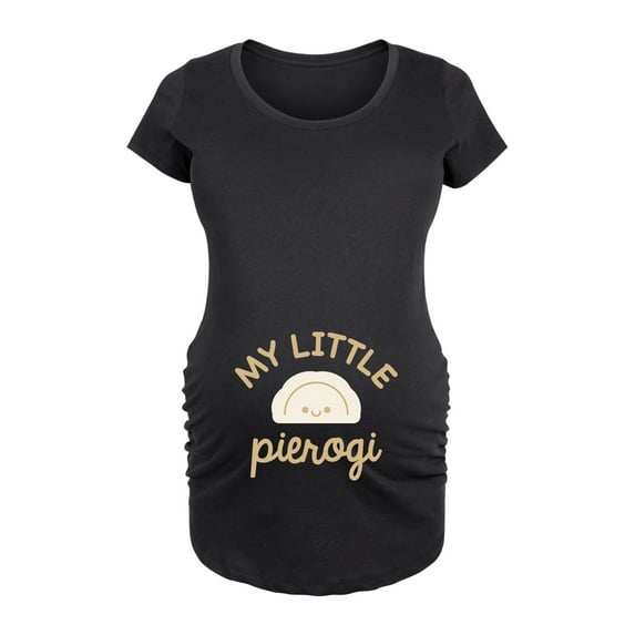 Bloom Maternity - My Little Peirogi - Maternity Scoop Neck Graphic T-Shirt