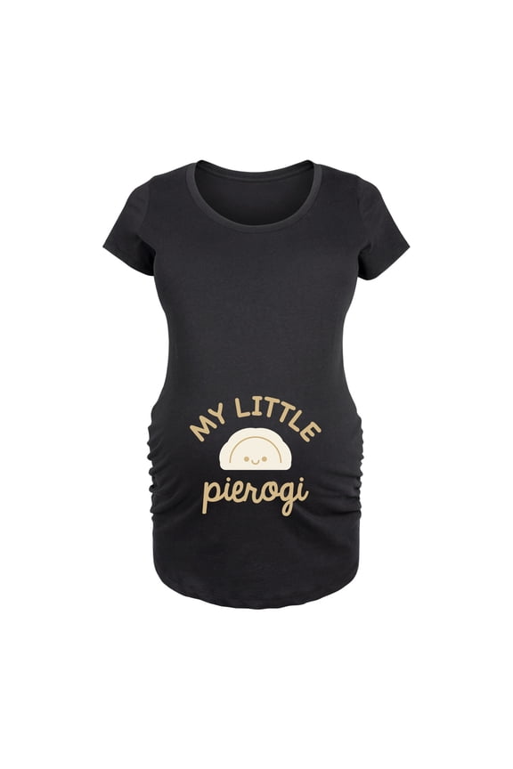 - My Little Peirogi - Maternity Scoop Neck Graphic T-Shirt