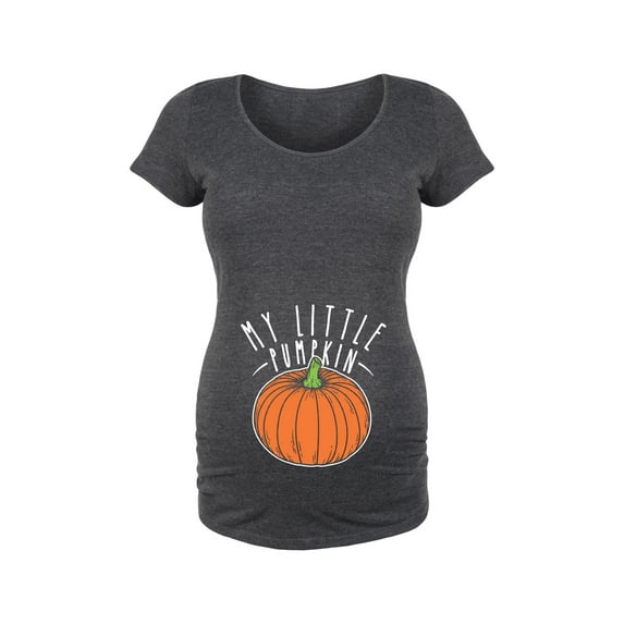 Bloom Maternity - My Little Pumpkin - Maternity Scoop Neck T-Shirt